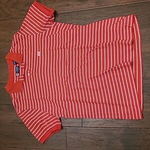 Chaps men's striped polo style shirt size Large